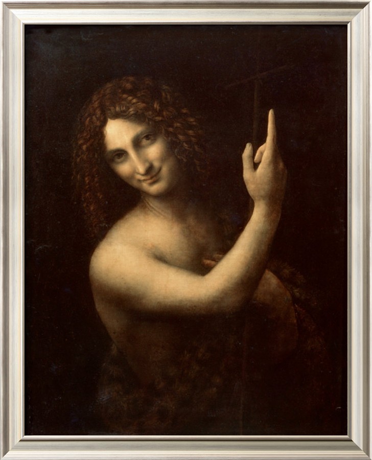 St. John The Baptist - Leonardo Da Vinci Painting